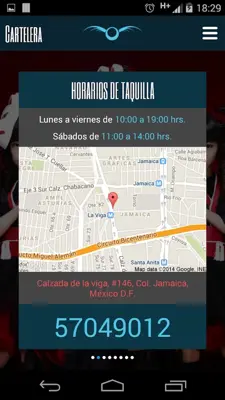 Circo Volador android App screenshot 9